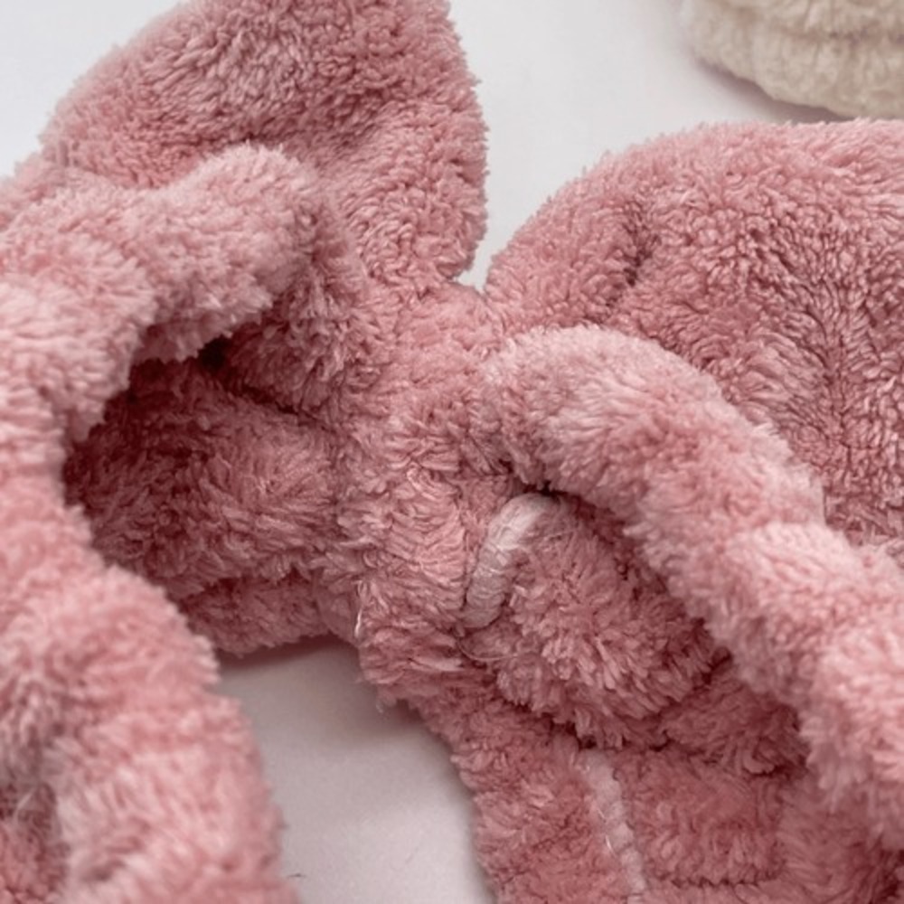 Baby Headbands Chenille Soft Pink White Stretchy Elastic Bowknot 2 Pieces‎ NWOT - Picture 10 of 10